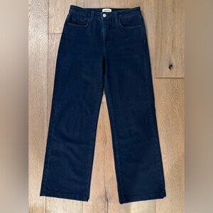 L’agence Wide Leg Dark Blue Jeans Classic Stretch Sz27 Like New
